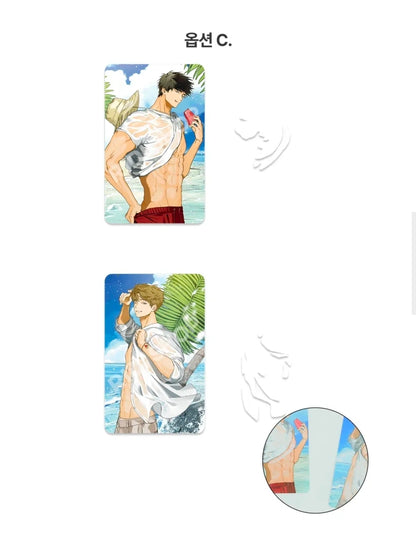 [Pre-order] Love Upset Waterside Postcard, Double-Layer Photocard, Acrylic Block