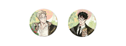 [Pre-order]Roses and Champagne 65mm Round Badge Set