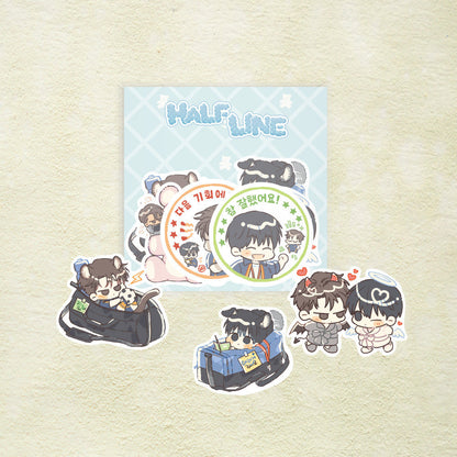 Meet Me Halfway Removeable Sticker Pack