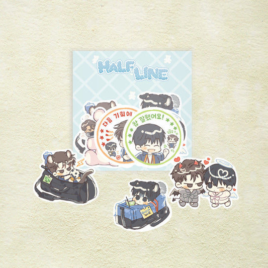 Meet Me Halfway Removeable Sticker Pack