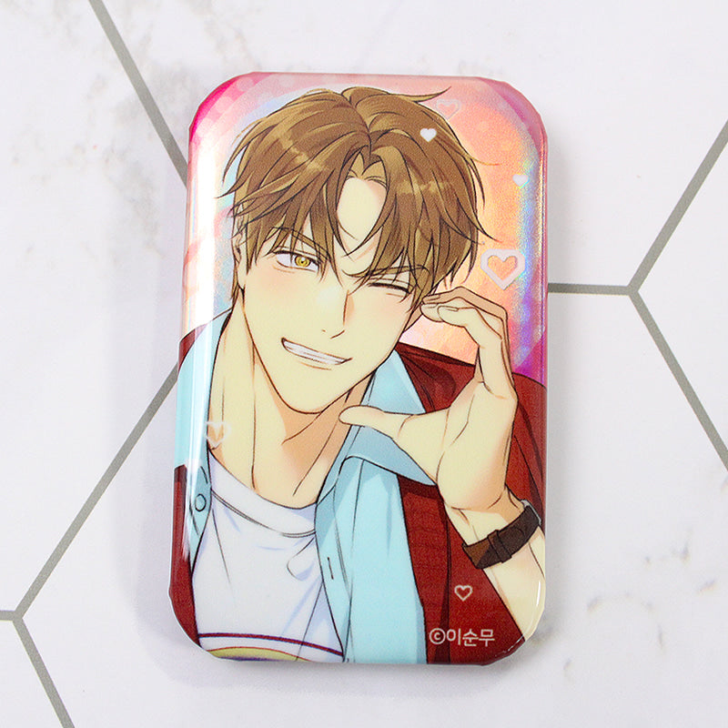 Pure Intentions Square Holographic Badge (2 Designs)