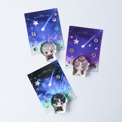 Be A Bad Boy! Mini Acrylic Blocks