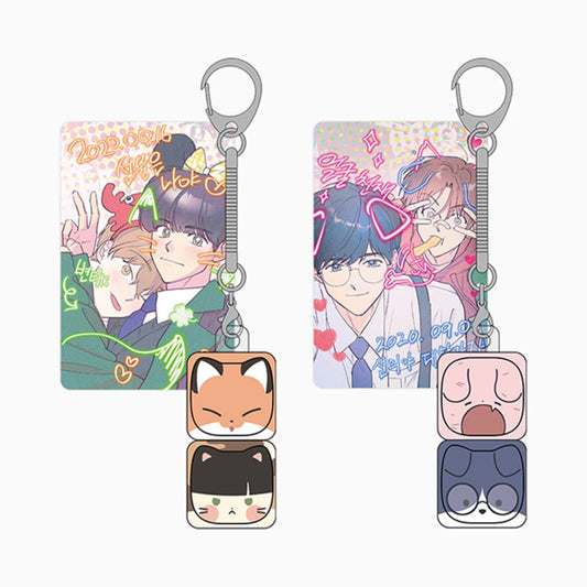 [Pre-order] Spinach Bouquet Keycap Keyring Set
