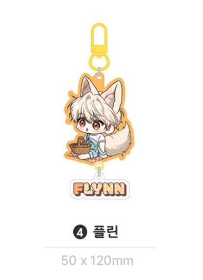 The Fox's Love Refresher Acrylic Keychain