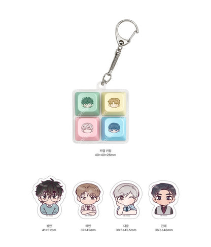 [Pre-order] While You Weren't Watching - Keycap Keyring SET