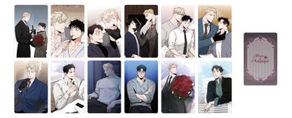 [Pre-order]Roses and Champagne Acrylic Commemorative Photo Cards