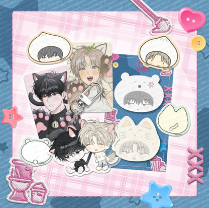 [Pre-order] No Returns After Use Lenticular Acrylic Keyring Set, Memo Pad, Sticker Pack