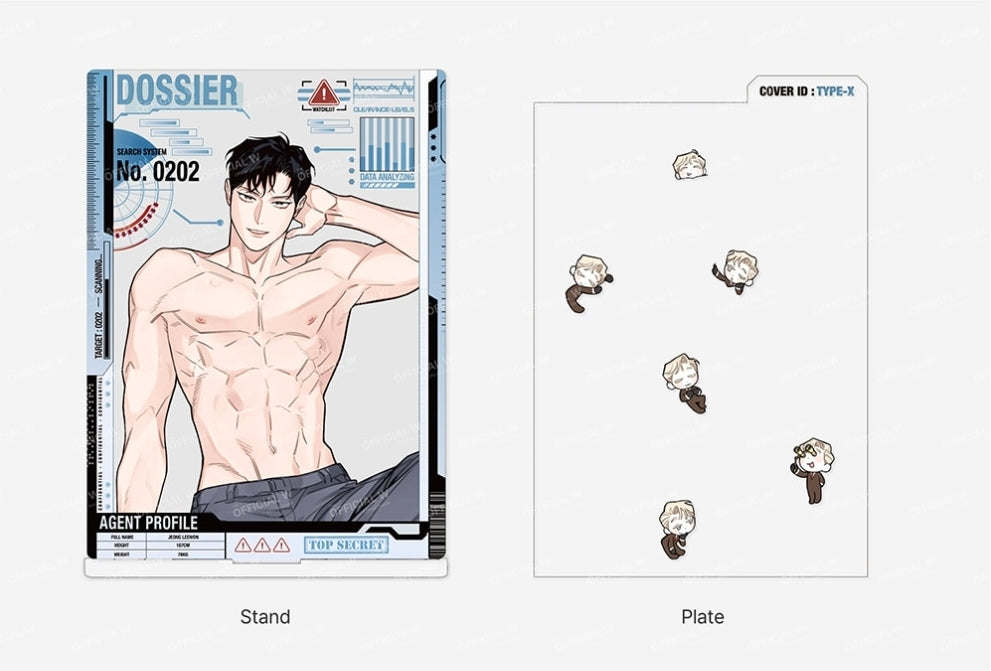Rose and Champagne Lee-Won Dress-Up Acrylic Stand