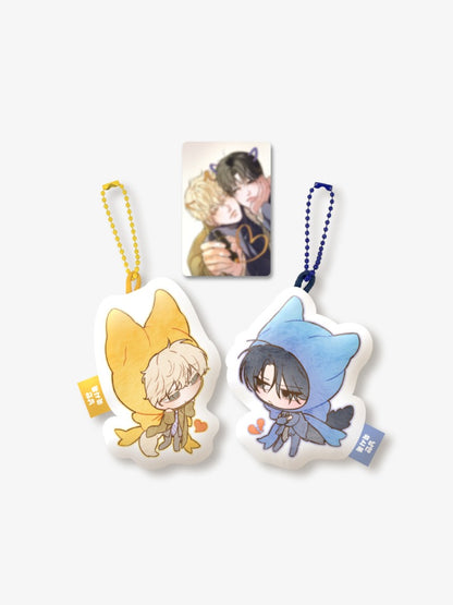 Love Me, Revive Me Couple Cape Plush Keyring Set