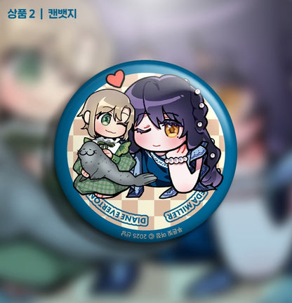 Toward The Blue - Acrylic Block, Can Badge