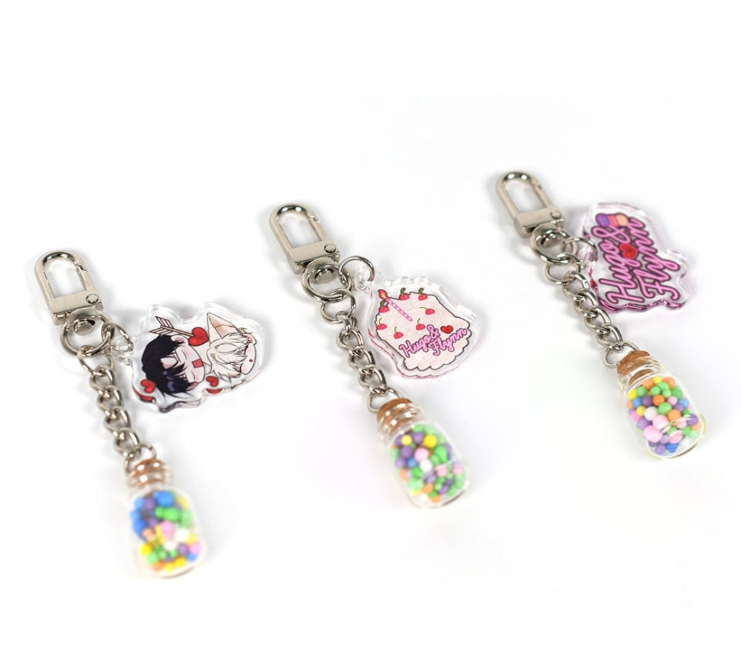 The Fox's Love Refresher Bottle Keychain