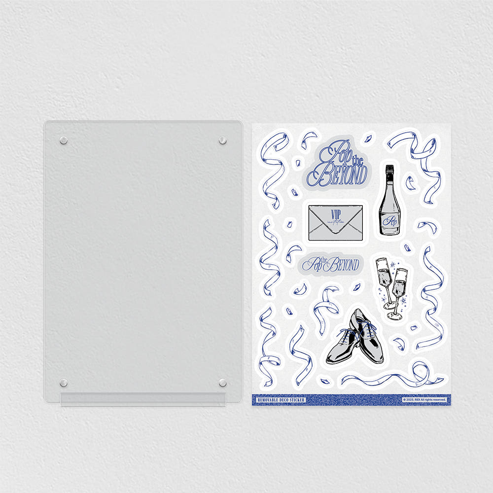 POP THE BEYOND Postcard Acrylic Frame & Sticker Set