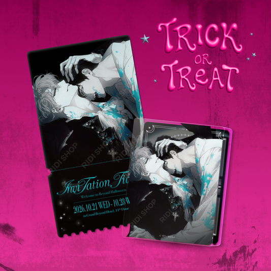 [TRICK OR TREAT] In a Scent Layered Acrylic Block + Ticket-Style Photocard